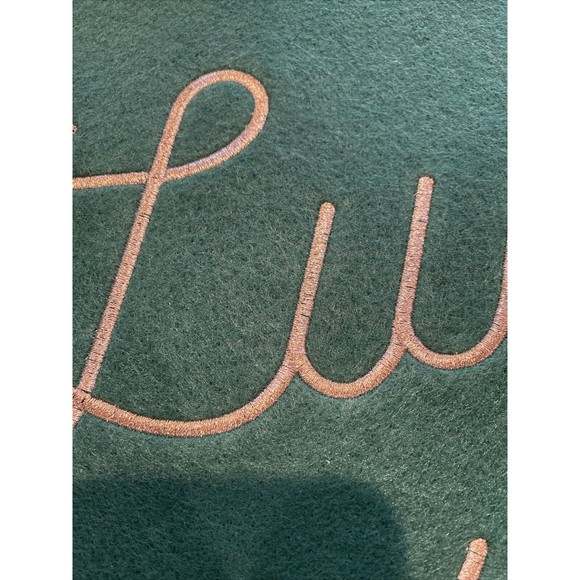 St. Patrick's Day Lucky Irish Shamrock Laser Cut 16" Felt Placemats Set of 4 - Picture 2 of 2